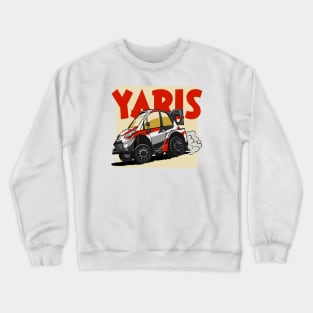 Yaris GR Rall Caricature Crewneck Sweatshirt